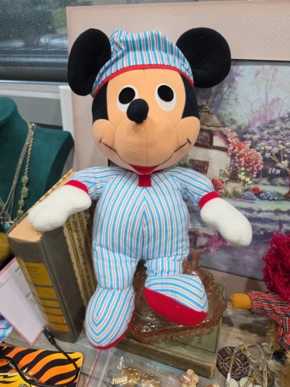 Vintage Baby Mickey Mouse Stuffed Toy Has brown Softies